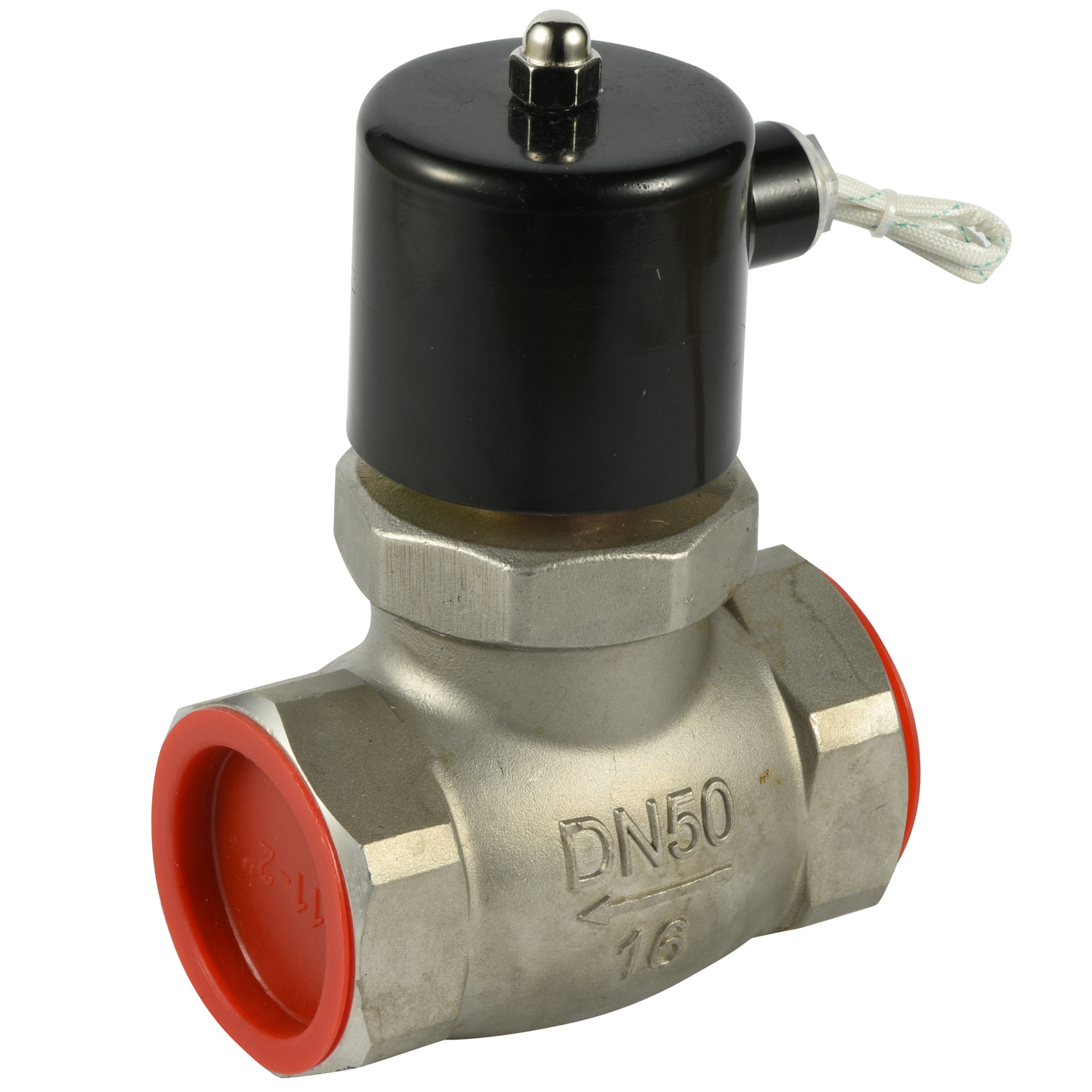 DN50不锈钢蒸汽常闭电磁阀