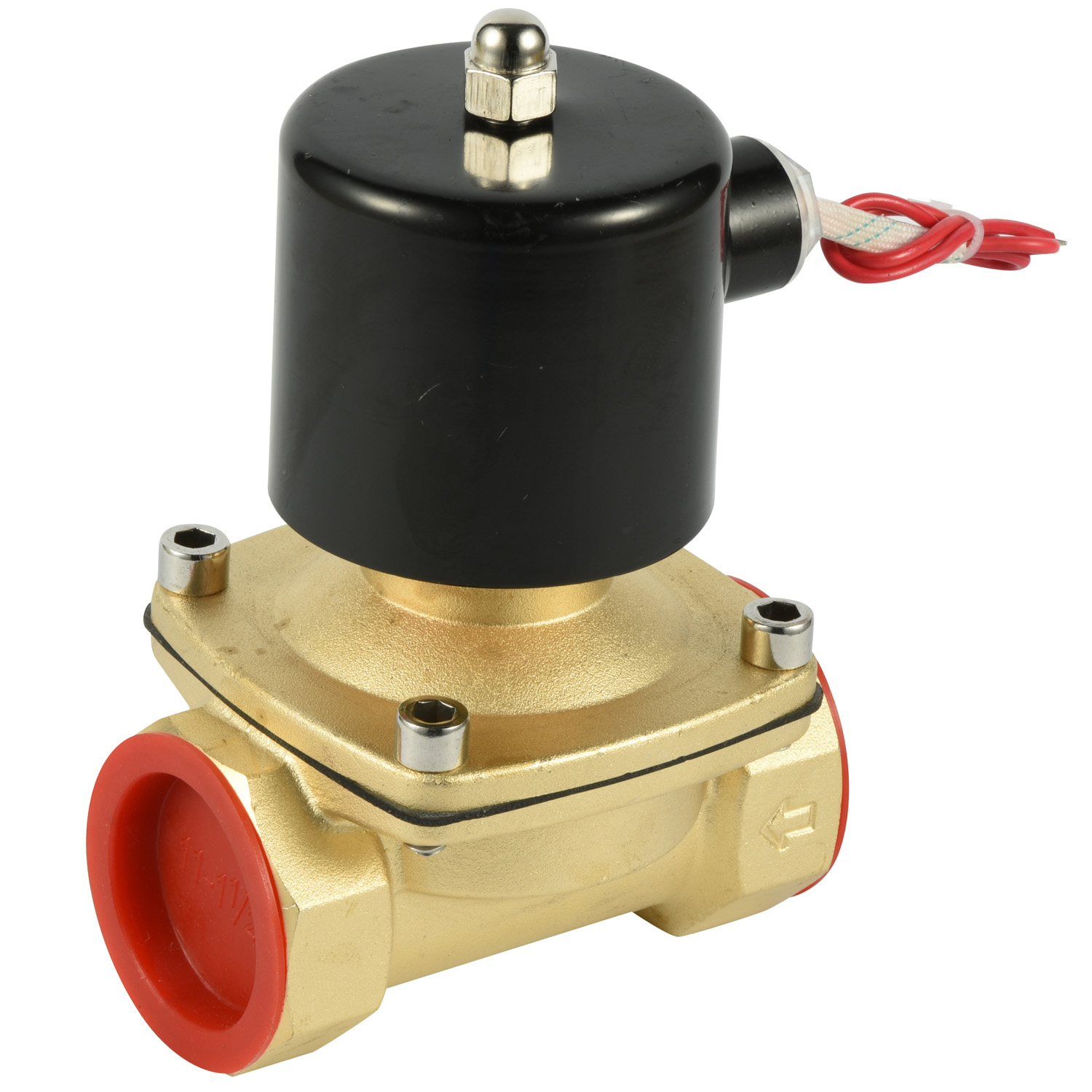 DN40黄铜常闭水用电磁阀