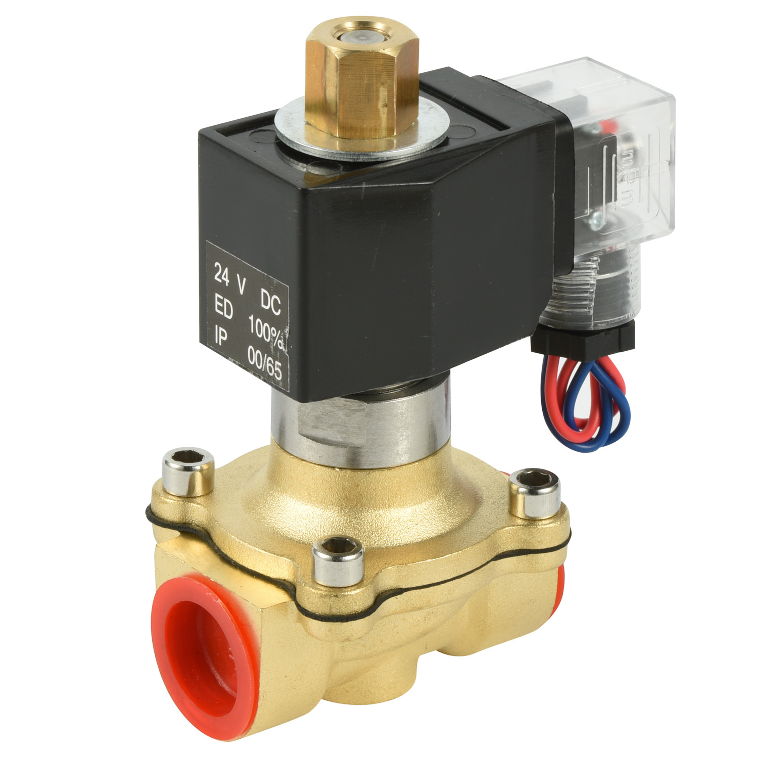 DN15黄铜常开水用电磁阀