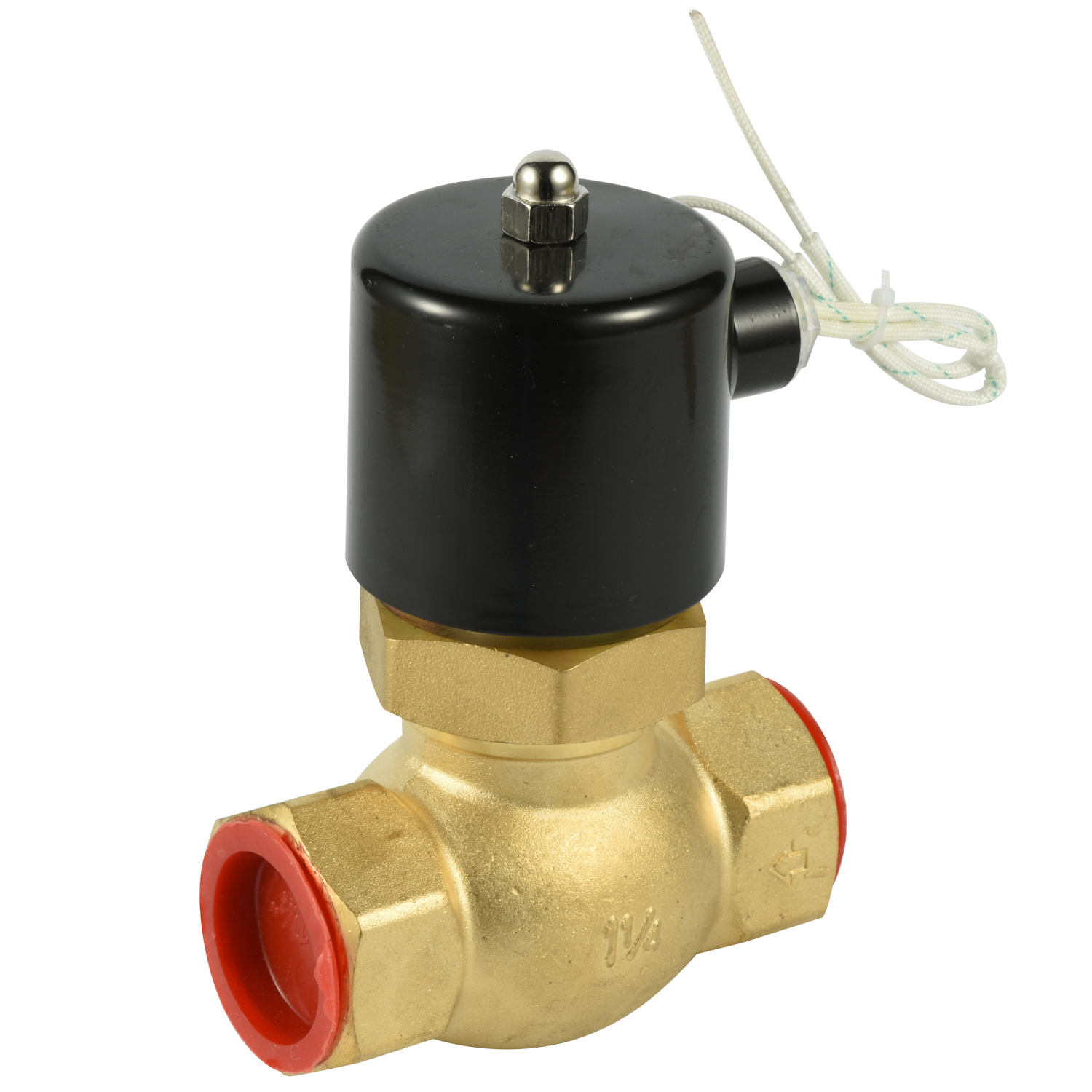 DN32黄铜蒸汽常闭电磁阀